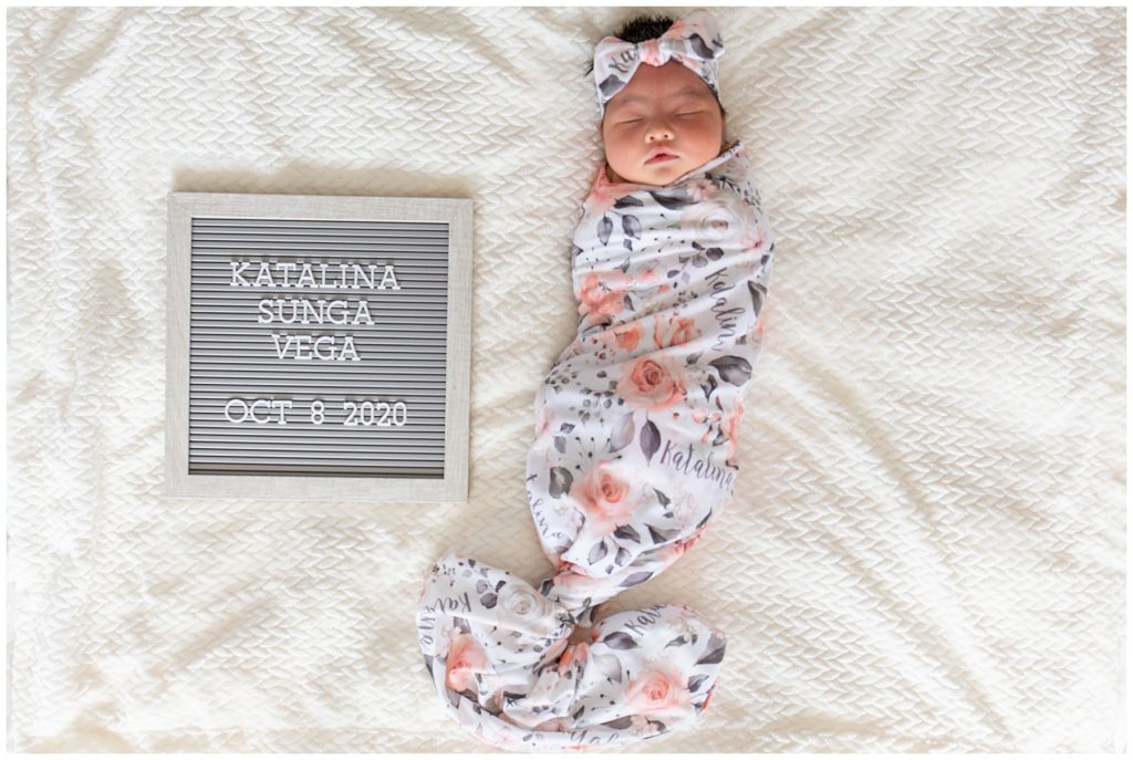 name board of newborn