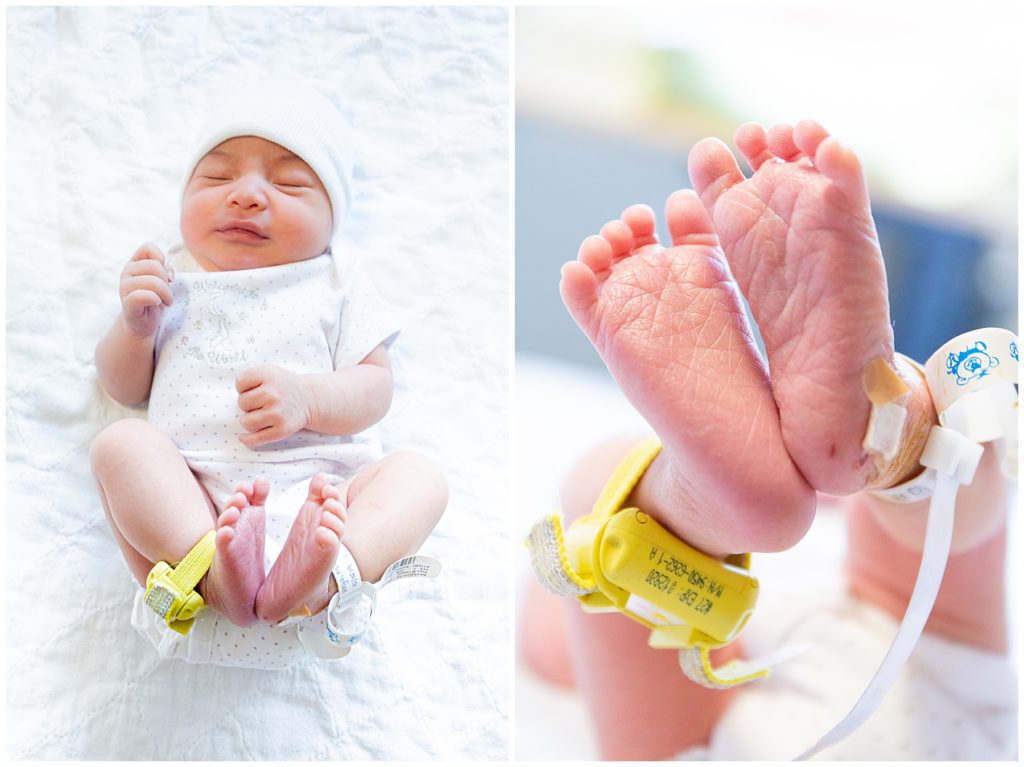 newborn baby feet